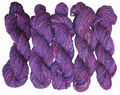 Hand-spun wool: Purple 1843
