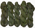 Hand spun wool. Moss green 2511