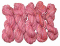 Handgesponnen wol :Bloesem roze 1883